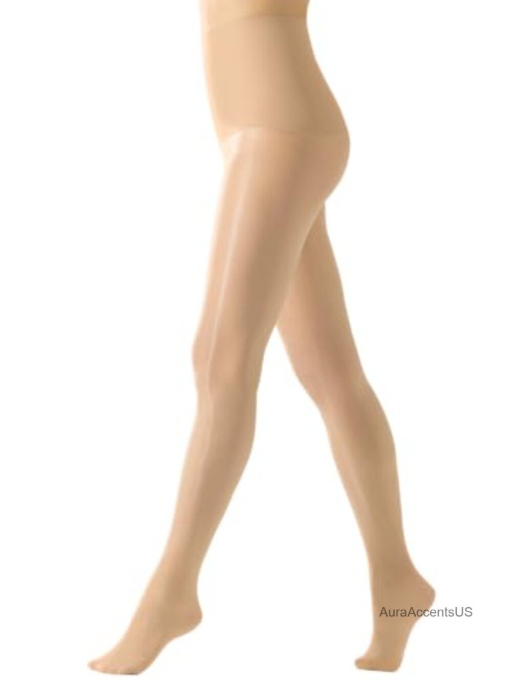Sheer Tights Women Shimmery Support Pantyhose Tummy Control 15D